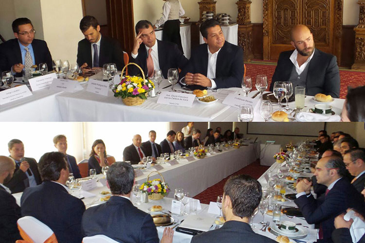 Cabeza de Vaca se reúne con inversionistas en materia de energía