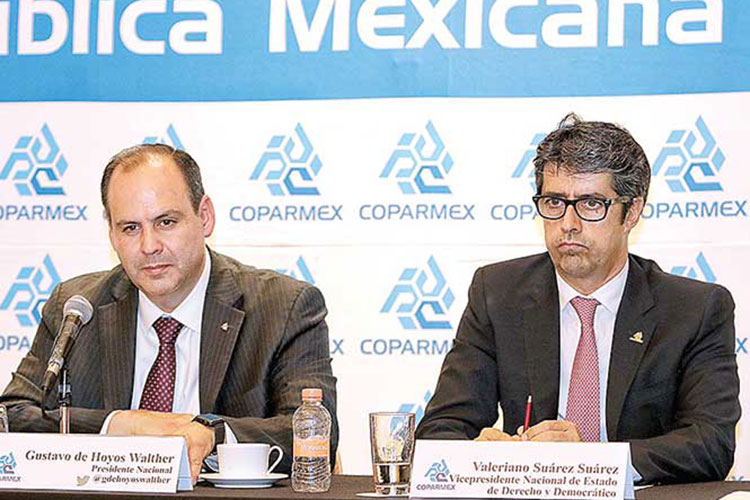 Coparmex exige uso de la fuerza vs CNTE