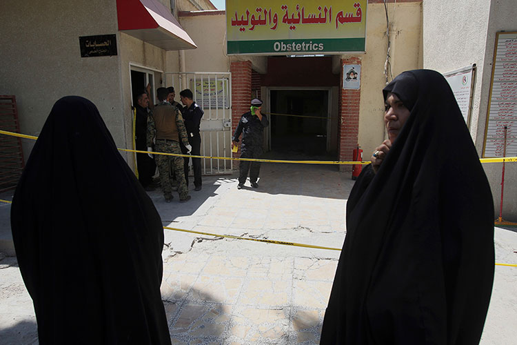 Once bebés mueren tras incendio en hospital de Irak