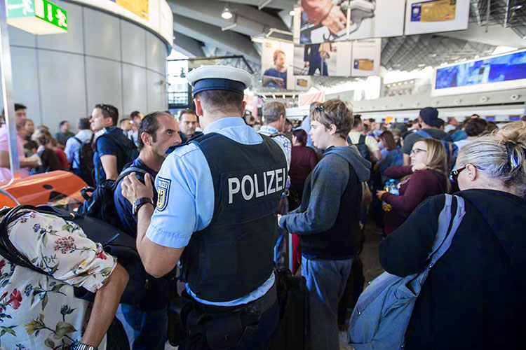 Alarma en aeropuerto de Fráncfort por persona sospechosa