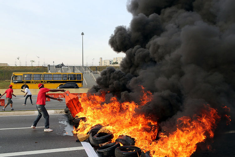 Protestas en Brasil contra juicio de Dilma Rousseff