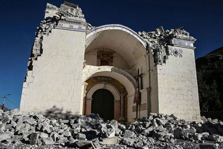 Suben a 6 mil los damnificados por sismo en Perú
