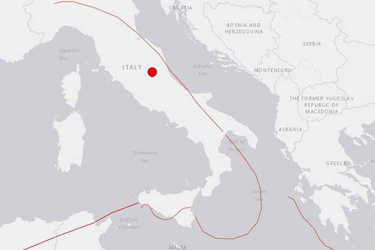 Sismo de 6.1 sacude Italia