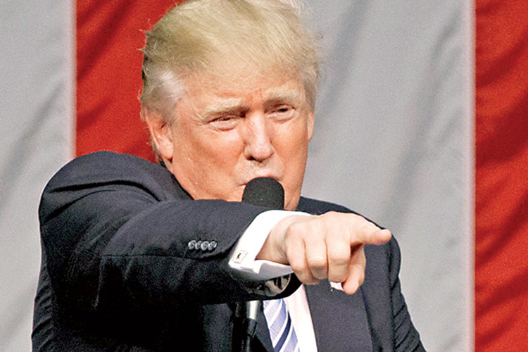 Trump estalla contra la prensa
