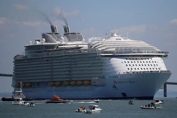 Un muerto en accidente en el barco más grande del mundo