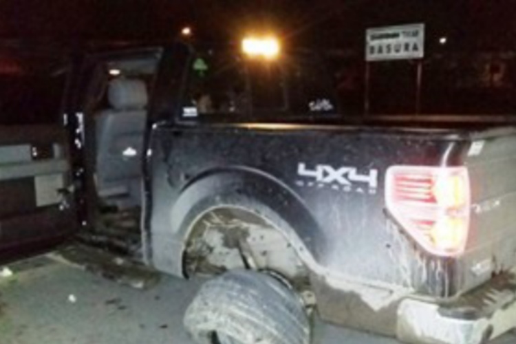 Aseguran en Matamoros arsenal y camioneta blindada