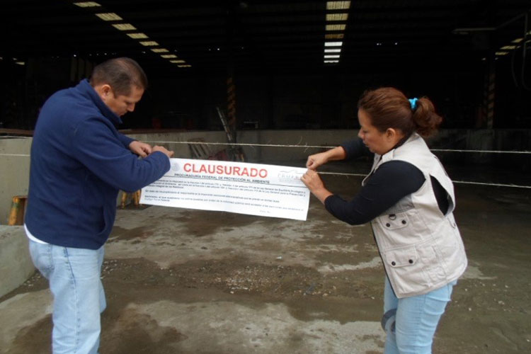 Inspecciona Profepa empresas contaminantes; Clausura dos