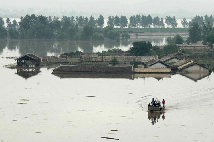Inundaciones en Corea del Norte dejan 60 muertos y 25 desaparecidos