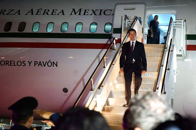 Enrique Peña Nieto llega a Nueva York
