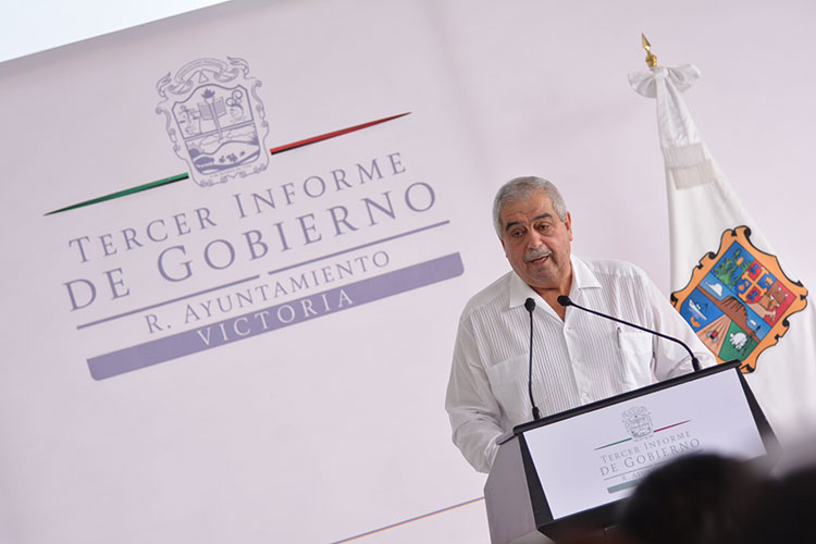 Destaca alcalde la obra pública en su III Informe de Gobierno