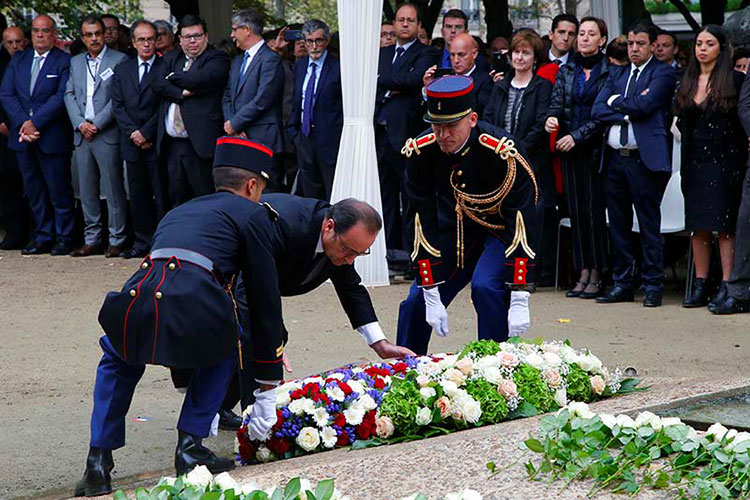 Francia rinde homenaje a todas las víctimas del terrorismo