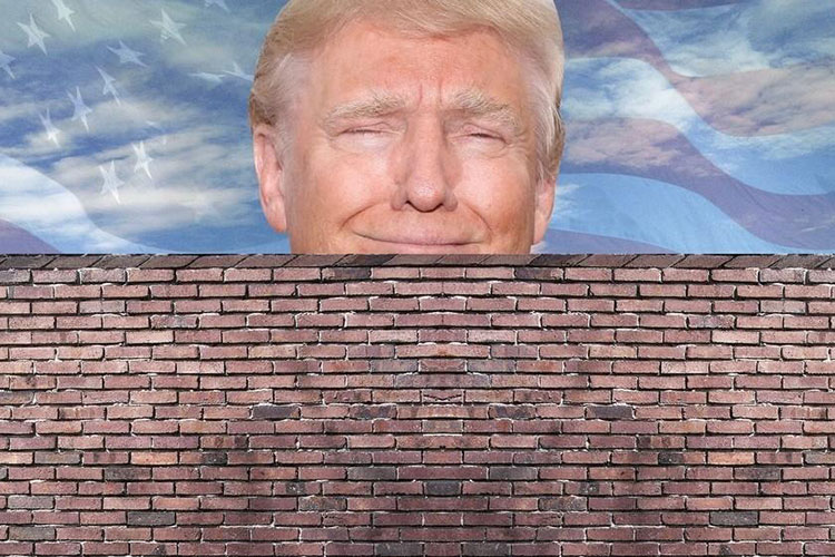 Trump presenta propuesta económica: “Muro valdrá cacahuates”