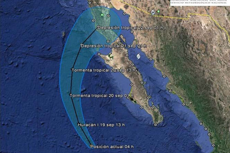 ‘Paine’ provocará lluvias en gran parte del país