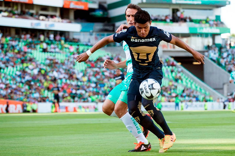 Pumas cae ante Santos