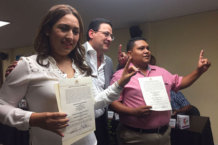 Entrega IETAM constancia a Regidores Plurinominales