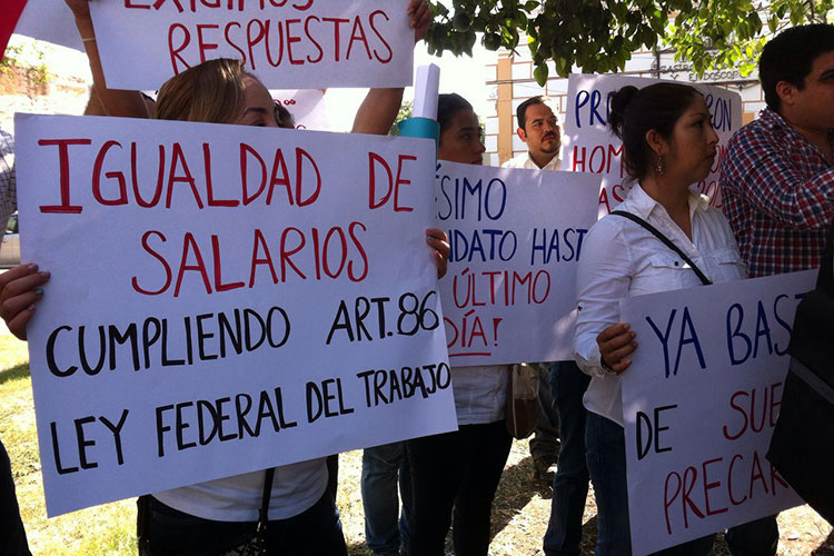 Se manifiesta sector salud por incumplimiento de promesas