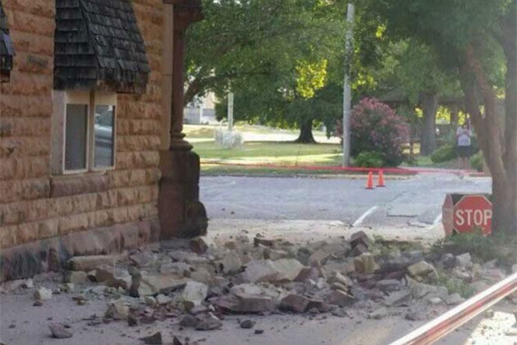 Sismo en Oklahoma; hay daños materiales
