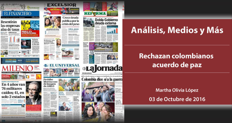 Rechazan colombianos acuerdo de paz