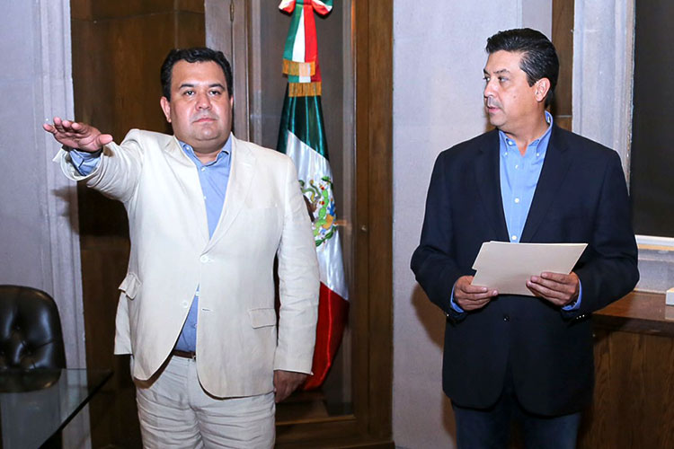 Barrios rinde protesta como Procurador de Justicia en Tamaulipas