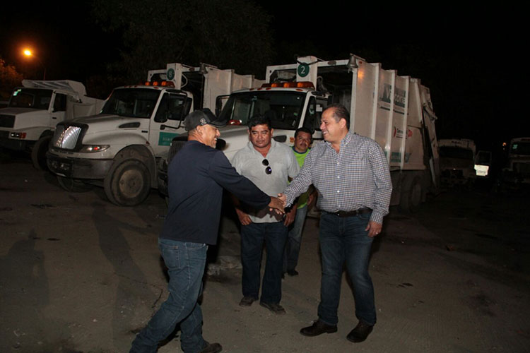 Inicia Almaraz supervisando recolección de basura