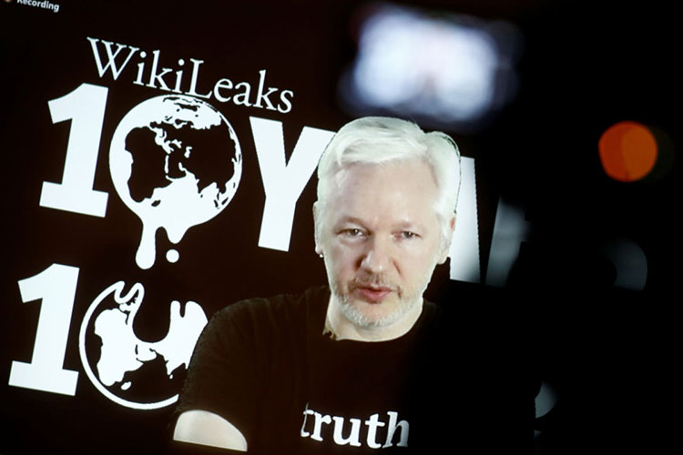 Assange difundirá nuevos documentos de la elección en EU