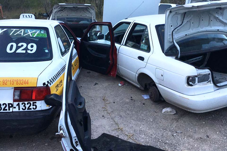 ‘Encuentran’ lote de autos robados en Reynosa