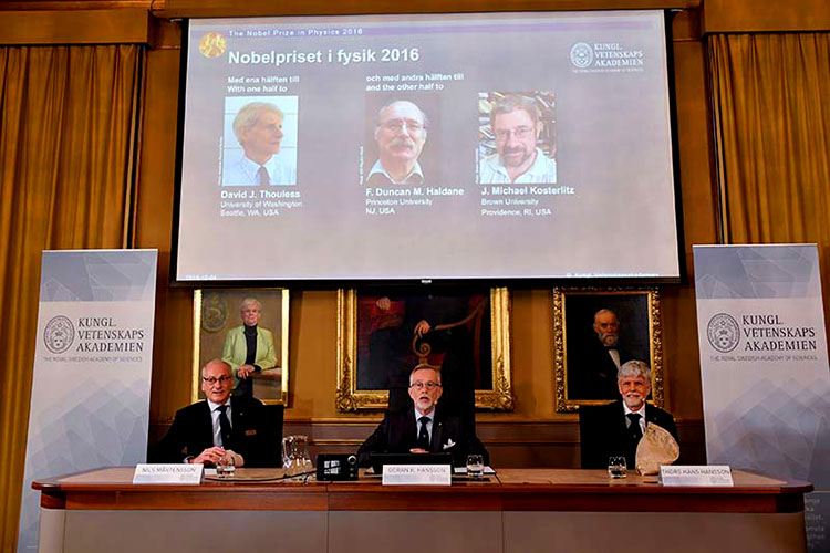 Premio Nobel de Física a británicos por sus trabajos sobre la materia