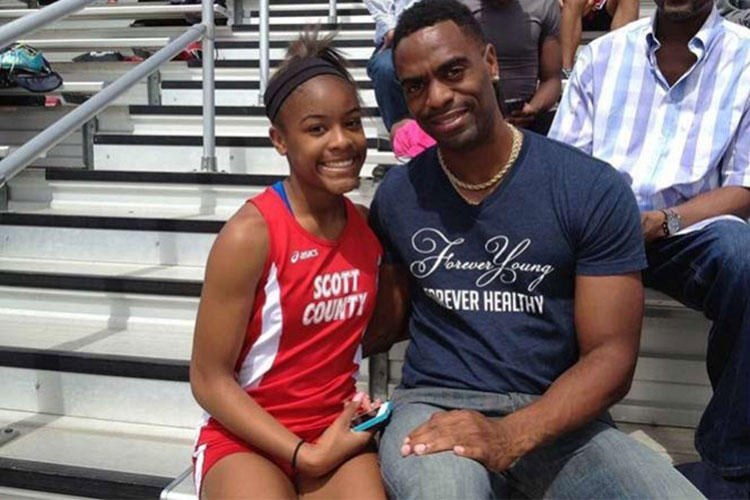 Hija de Tyson Gay muere por una bala perdida