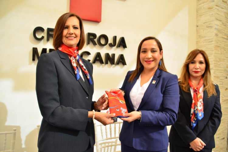 Adriana Herrera Zárate toma protesta como Presidenta Honoraria de la Cruz Roja