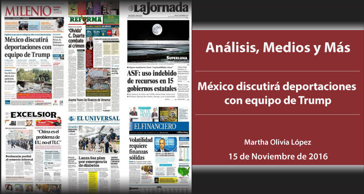 México discutirá deportaciones con equipo de Trump