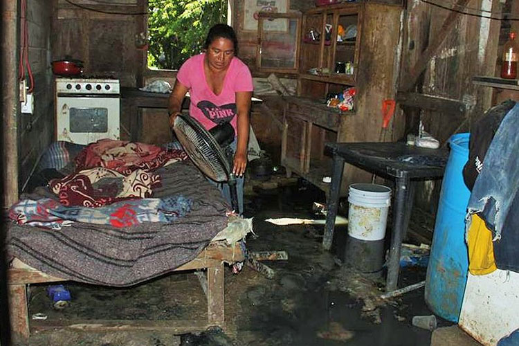 Denuncian anomalías en censos de afectados por lluvias en Madero