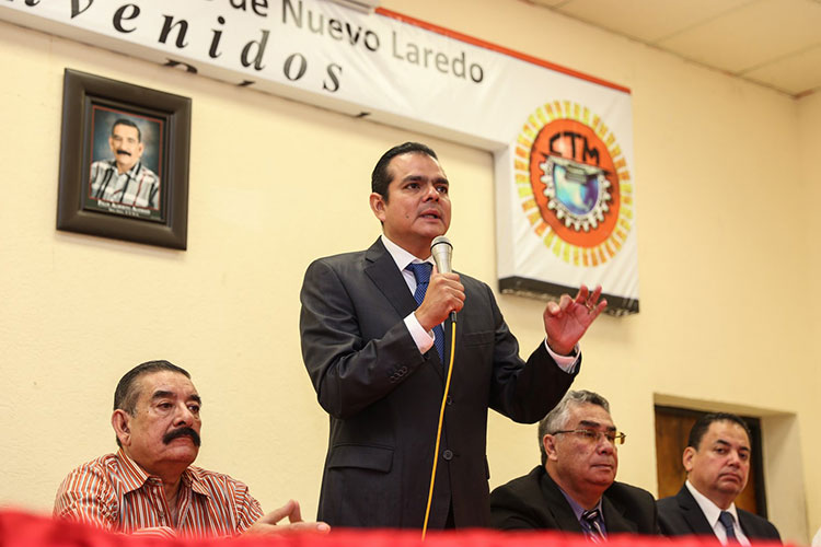 Unen esfuerzos Enrique Rivas y CTM para modernizar Nuevo Laredo