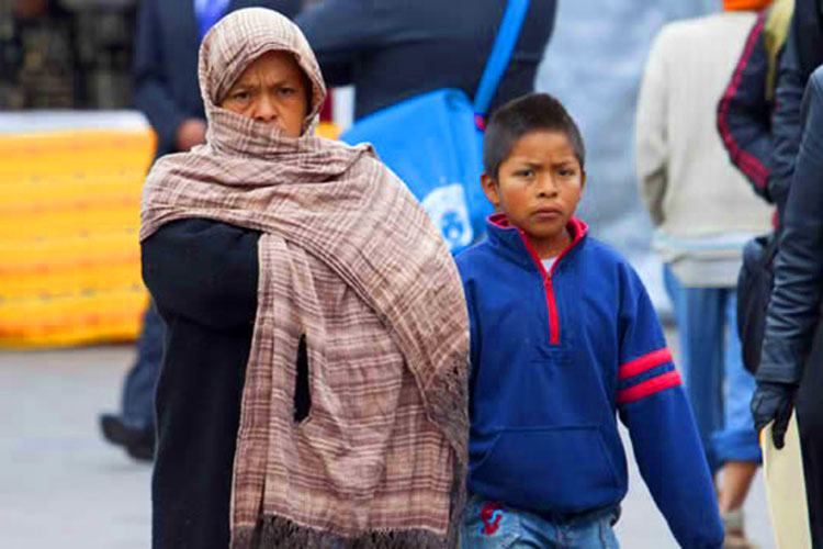 Informa PC el ingreso de frente frío No. 10