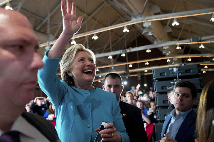 Ganando Florida, Hillary será la primer mujer Presidenta
