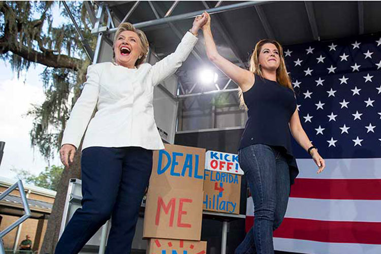 Alicia Machado acompaña a Hillary Clinton en la recta final