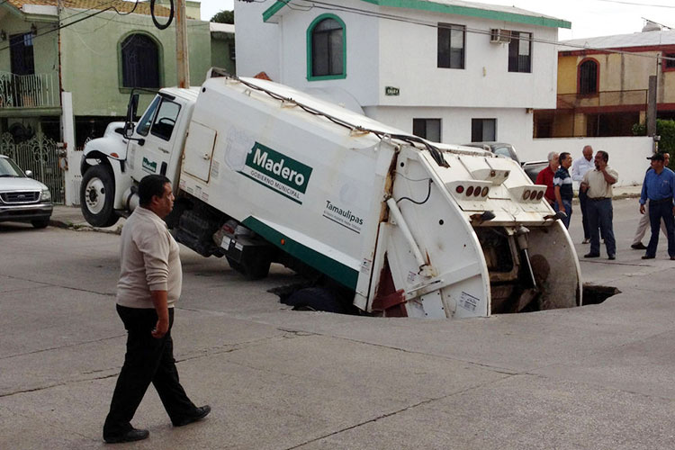 Con geo-radar buscan en Madero zonas de riesgo de hundimientos