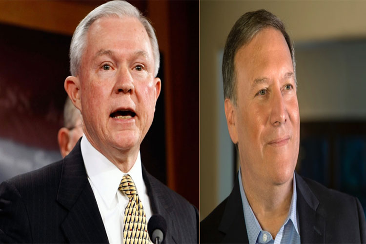 Trump nombra a titulares de la CIA y Fiscalía General