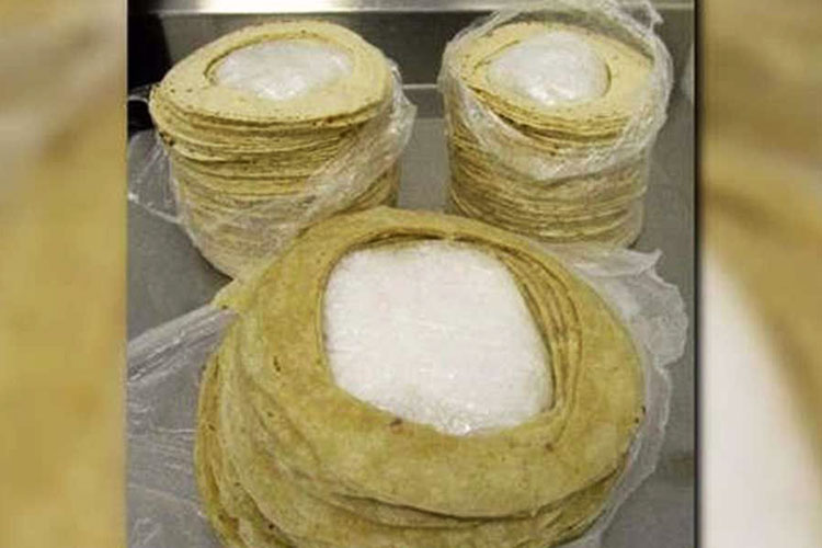 Decomisan en EU metanfetamina dentro de tortillas