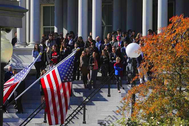 Obama recibe en la Casa Blanca a Donald Trump