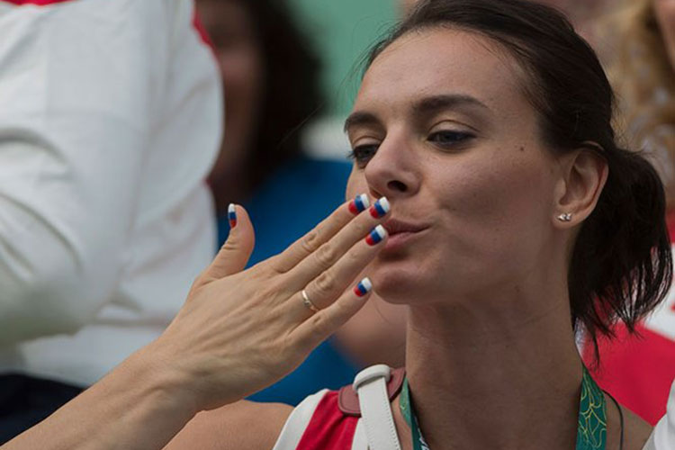 Isinbayeva presenta candidatura a la presidencia de federación rusa
