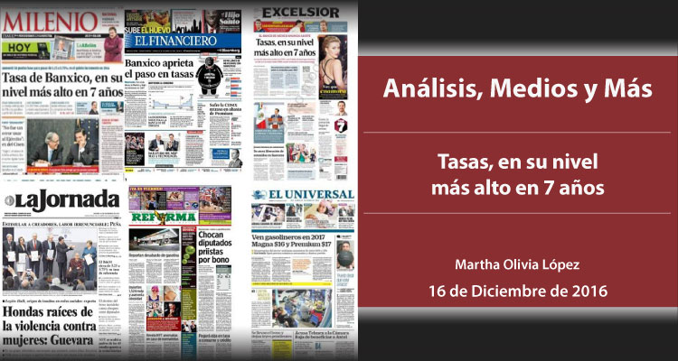 Tasas, en su nivel más alto en 7 años