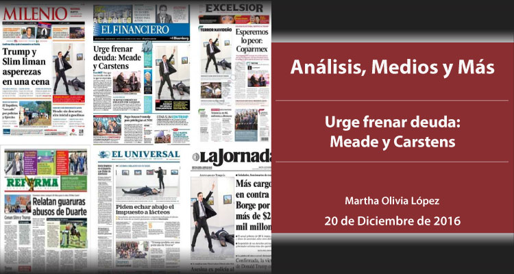 Urge frenar deuda: Meade y Carstens