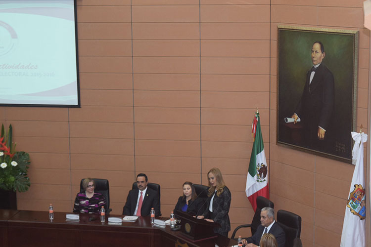 Cumplimos con la democracia: Presidenta del TRIELTAM