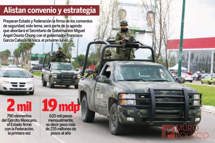 Formalizarán presencia militar en Tamaulipas