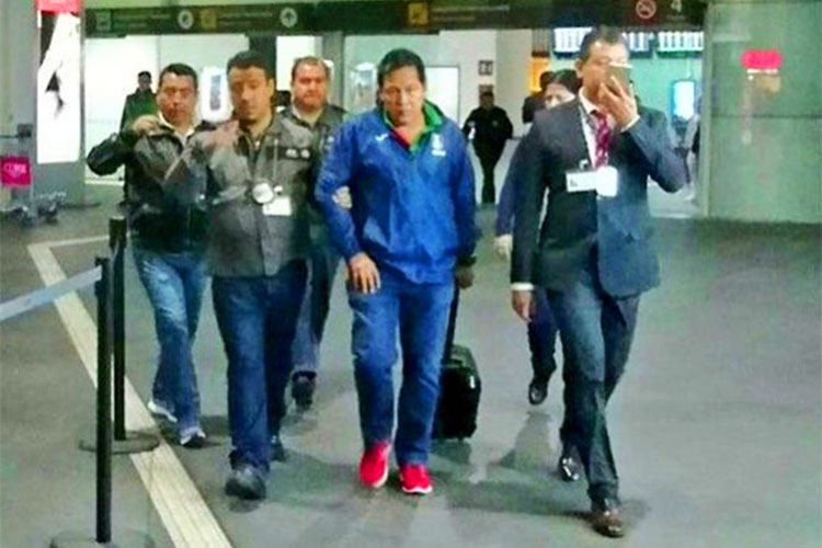 Detienen al presidente de la Federación Mexicana de Atletismo