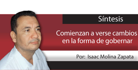 Síntesis  Comienzan a verse cambios en la forma de gobernar