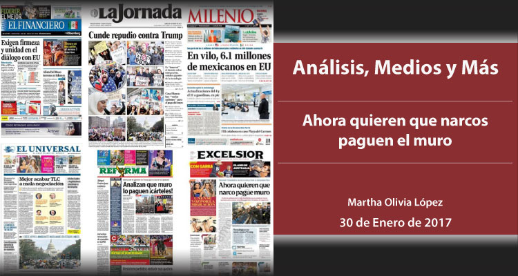 Ahora quieren que narcos paguen el muro