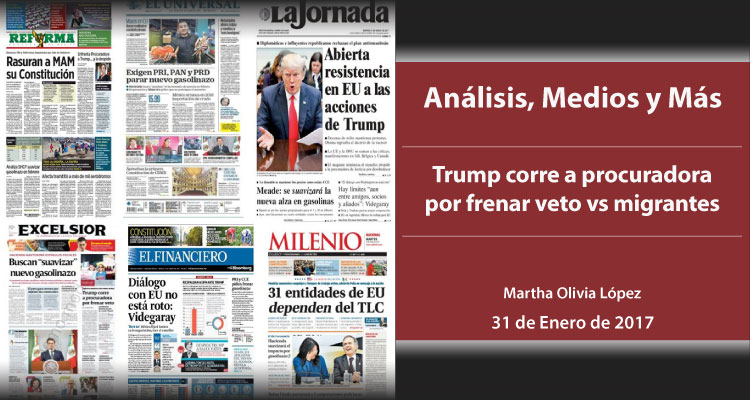 Trump corre a procuradora por frenar veto vs migrantes