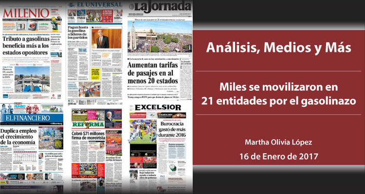 Miles se movilizaron en 21 entidades por el gasolinazo