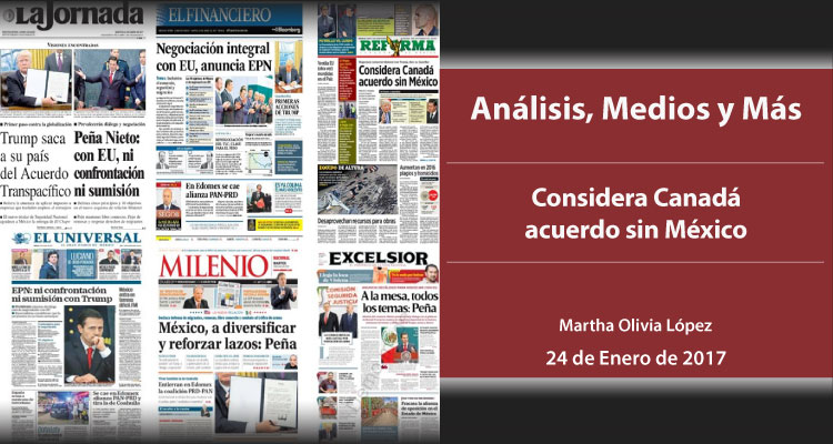 Considera Canadá acuerdo sin México